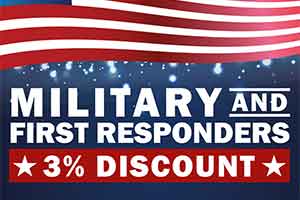 3% discount for military